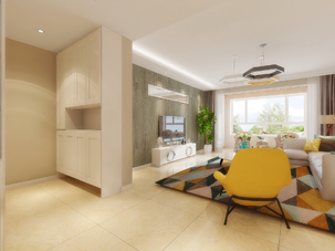 上上城124平米的現(xiàn)代簡約風格